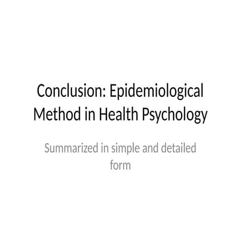 Epidemiological_ Method_ Conclusion.pptx