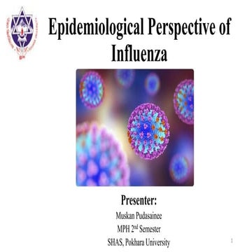 Epidemiological Perspective of Influenza - Muskan.pptx