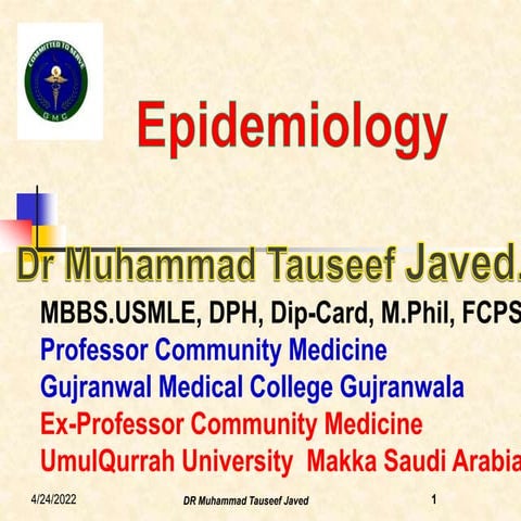 Epidemiological study designs 