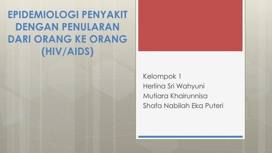 Klasifikasi stadium klinis hiv aids menurut who | DOCX
