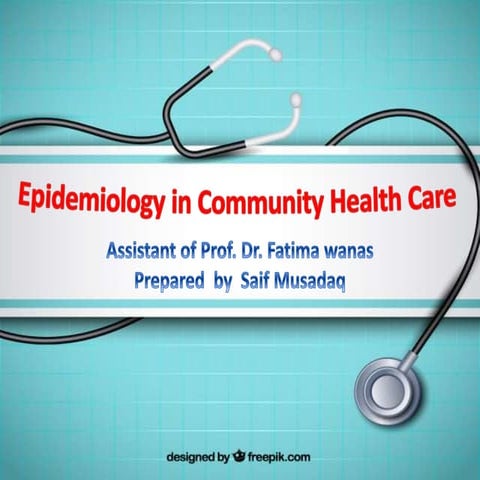 Epidemiology | PPT