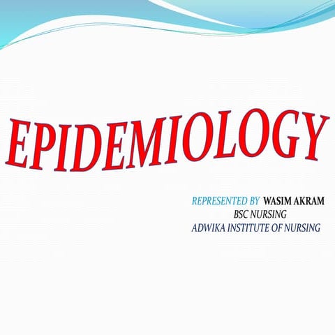 Epidemiology