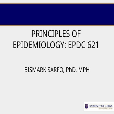 Epidemiology Lecture Notes_Introduction to Epidemiology