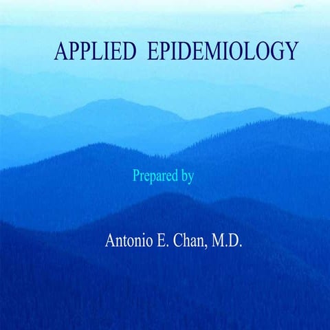 Applied Epid