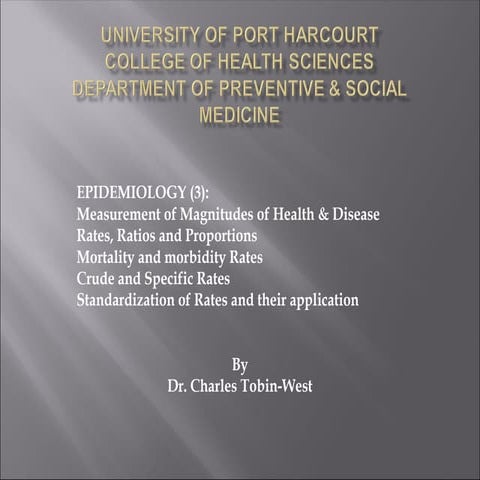 Epidemiology(2)Rates, Ratios, proportions.ppt