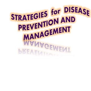 CANCER PREVENTION AND MANAGEMENT