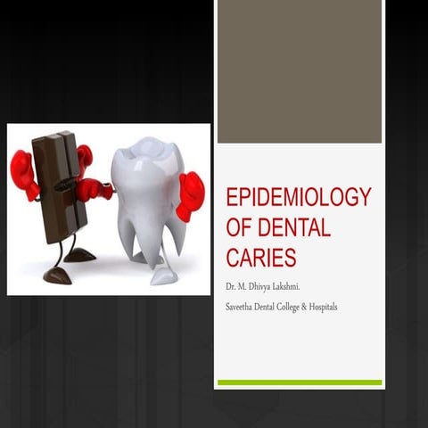 Epidemiology of dental caries