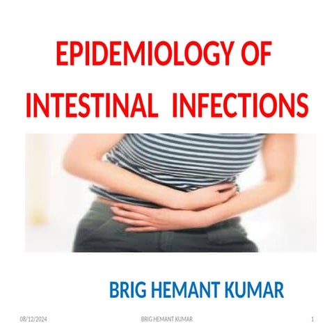 epidemiology of gi infections.pptx......... | PPTX