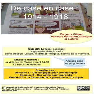 De case en case : 1914-1918 -  EPI ...