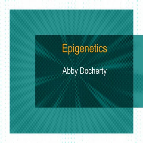 Epigenetics