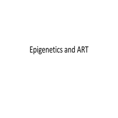 Epigenetics and art