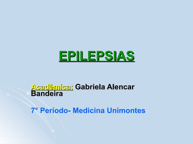 Epilepsia  gabi ab