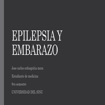 Epilepsia y embarazo
