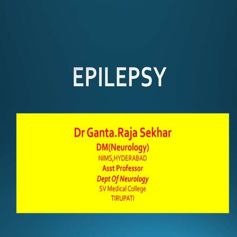 Seizures and epilepsy | PPT