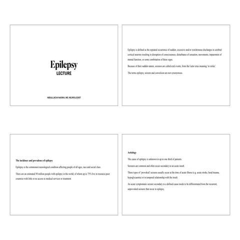 Epilepsy.pdf neurology education  information