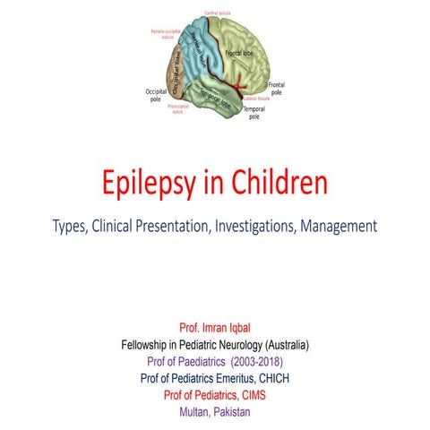 Epilepsy in children 2021