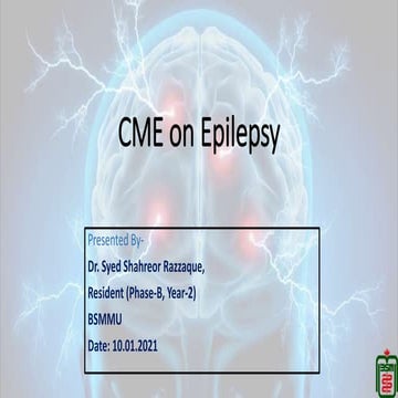 Epilepsy Clinical Features, Pathophysiology & Management.pptx