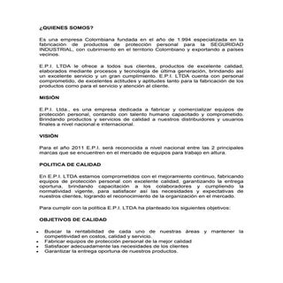 Epi ltda. logistica.