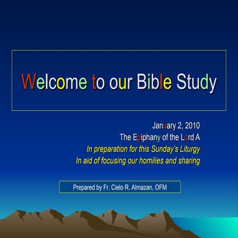Epiphany  A
