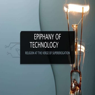 Technology and the End Times | PPTX