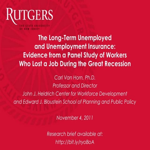 Evidence from a Panel Study of Workers Who Lost a Job During the Great Recession