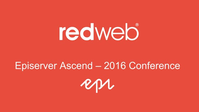 Episerver Ascend 2016 Roundup