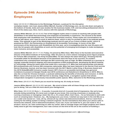 Ep 246: Accessibility Solutions for Employers