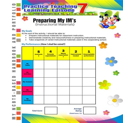 FS 7 Episode 7: Preparing My IM's