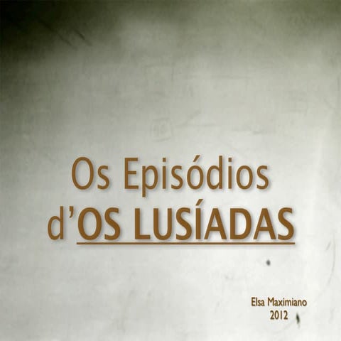 Episodios lusiadas