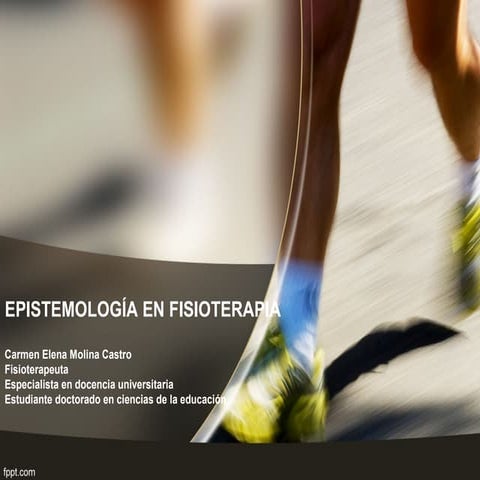 Epistemología de la fisioterapia