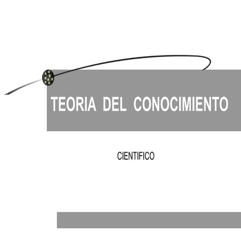 Epistemologia Teoria Del Conocimiento Diapositivas
