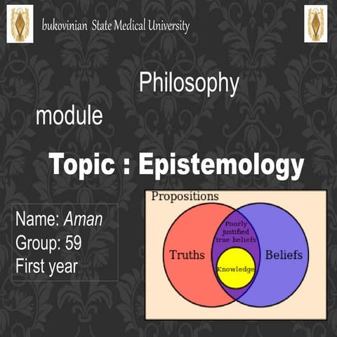 Epistemology aman group 59