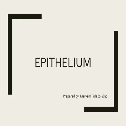 Epithelium[1]