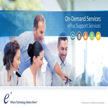 ePlus On-Demand Services