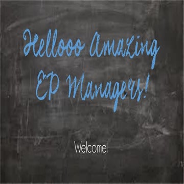 EP management | PPTX