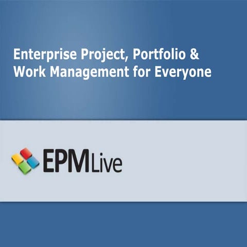 EPM Live PortfolioEngine