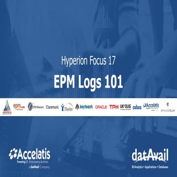 EPM Logs 101 - Hyperion Focus 17