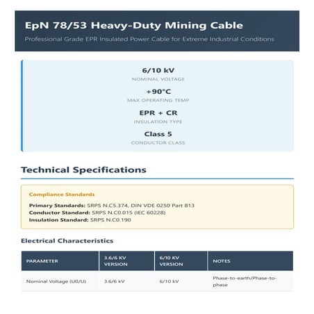 Exane 125 Type P Power Cables - Multi Conductors Armored & Unarmored ...