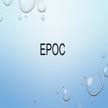 Enfermedad pulmonar obstructiva cronica (epoc) | PPTX