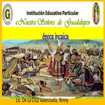 Epoca incaica | PPTX