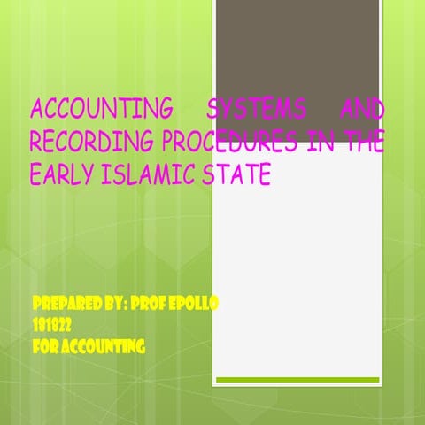 Accounting system