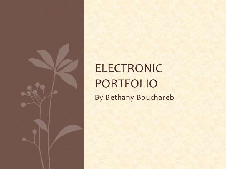 Electronic Portfolio 2