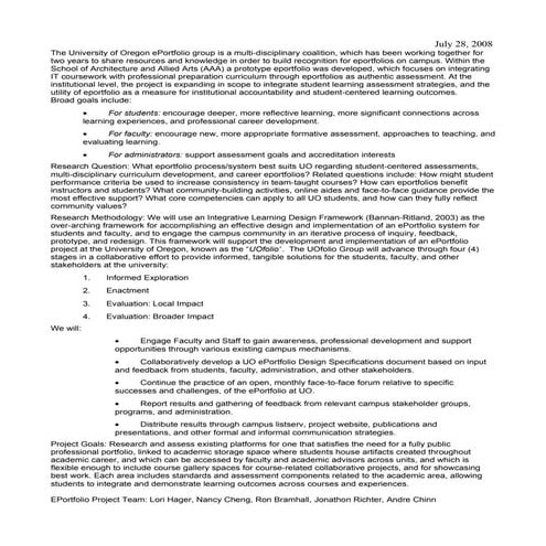 UO INCEPR Year 2 summary