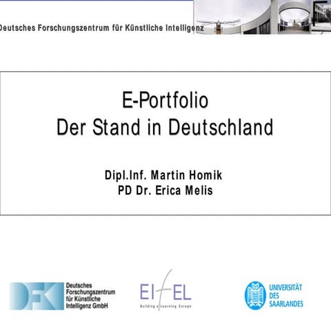 e-portfolio: Der Stand in Deutschland