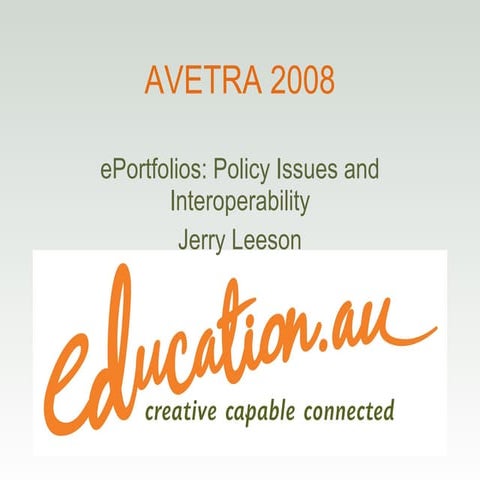 Eportfolio Presentation
