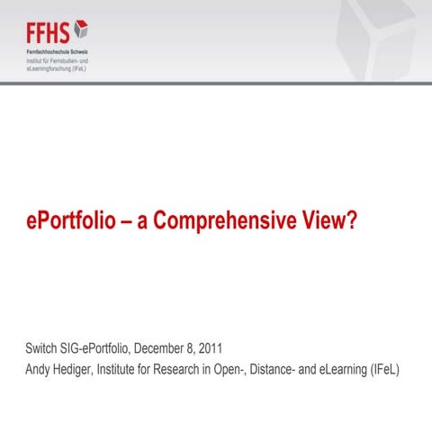 e-portfolio : comprehensive
