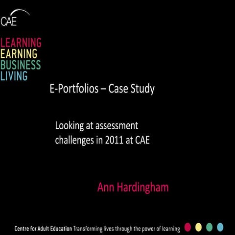 Looking at assessment challenges in 2011 at CAE