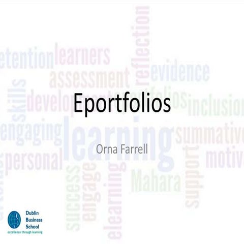 Eportfolios