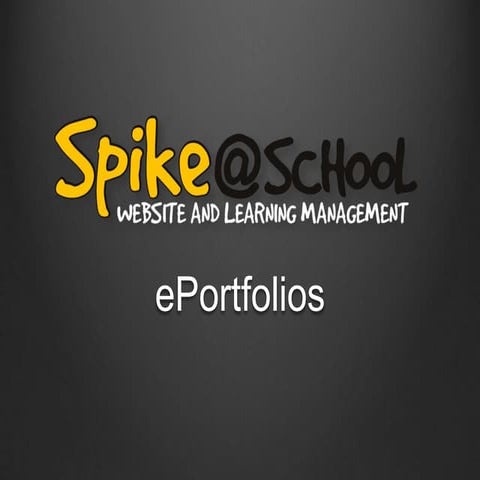 E portfolio's guide presentation