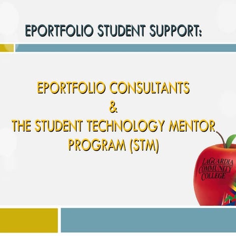 ePortfolio student support June 22, 2010